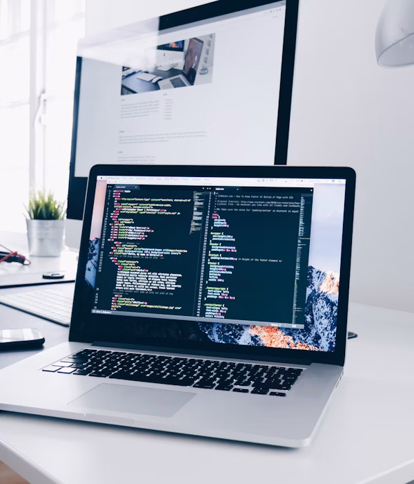 Laptop with Code
